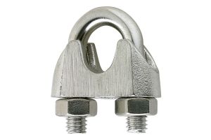 Staaldraadklem 5mm RVS