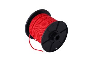 Touw gevlochten 3mm rood PER METER