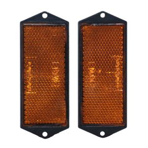 TRAILERGEAR Reflector schroef rechthoek oranje (set)