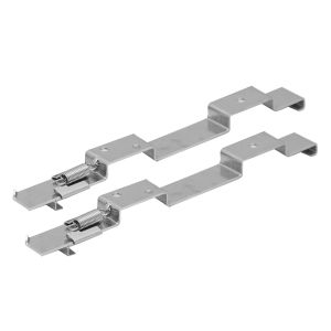 R.V.S. kentekenplaathouder XL set 2 stuks