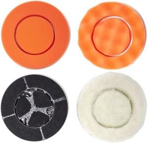 BATAVIA Twin Brush polijstpads set
2x foam pad en 1x wol pad