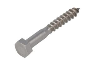 Houtdraadbout RVS-A2 SW-13 DIN571 8X40