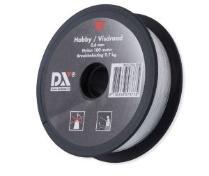 Nylon visdraad 1,0mm breukbel. 91 kg.