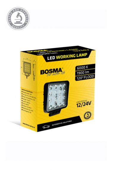 Werklamp 9 LED met waarschuwingsgeluid