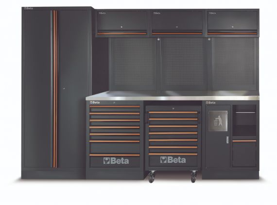 Werkplaatsinrichting Beta C45PRO RVS blad