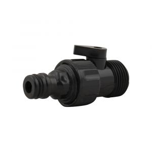 Koppeling 3/4" met kraan