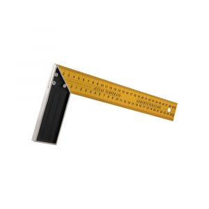 Winkelhaak 30 cm. geel