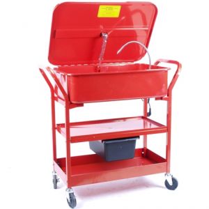 Ontvetterbak 90 liter op wieltjes