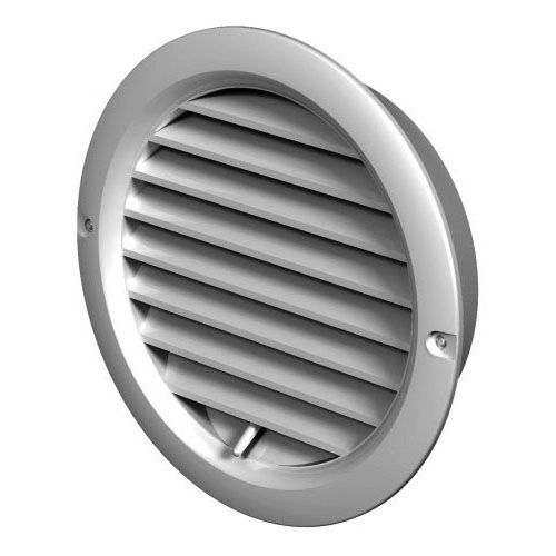 &Schuifrooster rond wit 100-150 mm