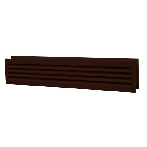 &Deurrooster bruin 453x90 mm