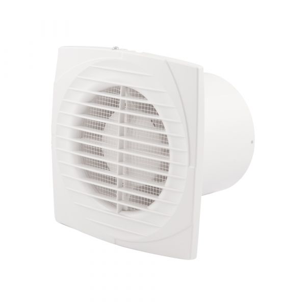 &Badkamerventilator Smart + timer 100 mm.