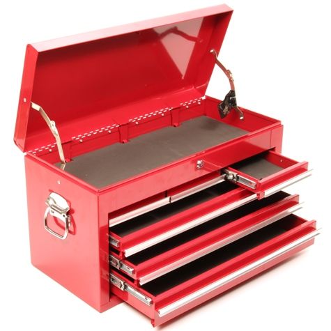 Opzetkist 6 laden luxe, rood