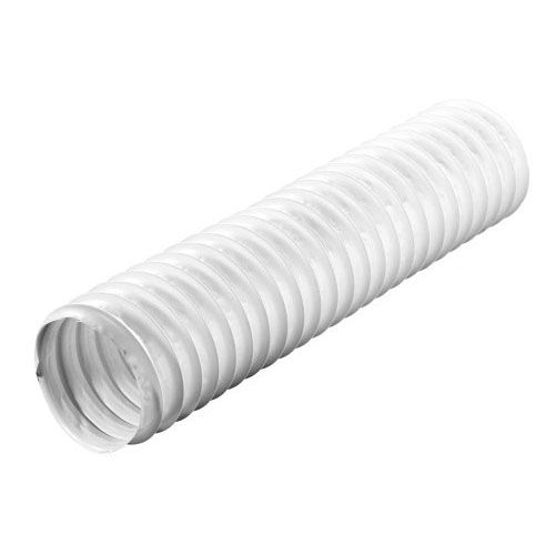 &Slang flexibel pvc/wit 100 mm 2,5 meter