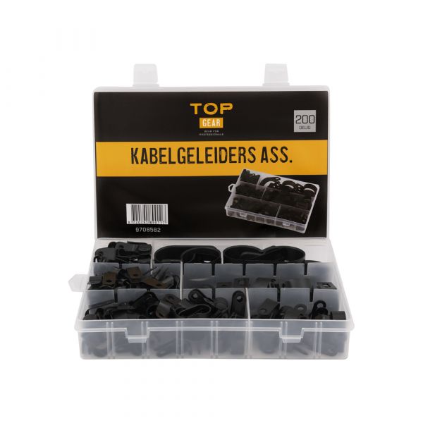 TOPGEAR Kabelgeleiders ass. 200-delig