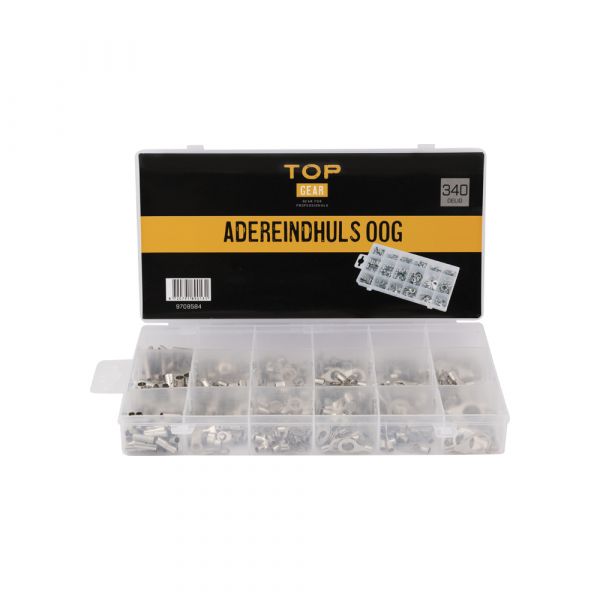 Topgear Adereindhuls oog assortiment 340 delig